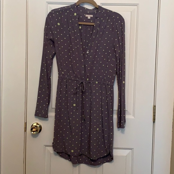 GAP Dresses Gap Polka Dot Dress With Tie At Waist Poshmark